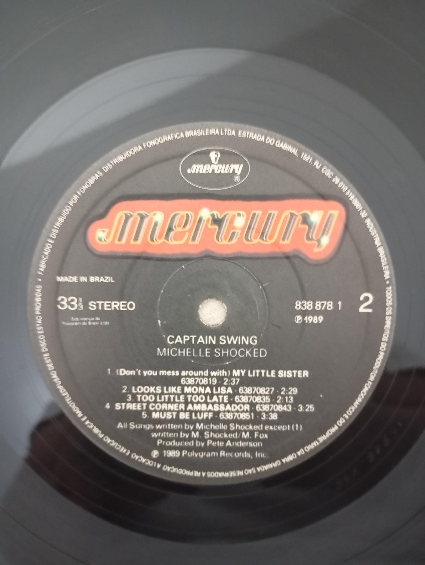 Lp Vinil Michelle Schoked Captain Swing Com Encarte