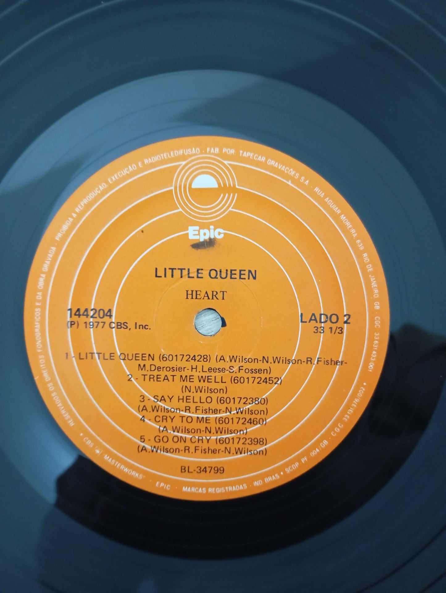 Lp Vinil Heart Little Queen Com Encarte