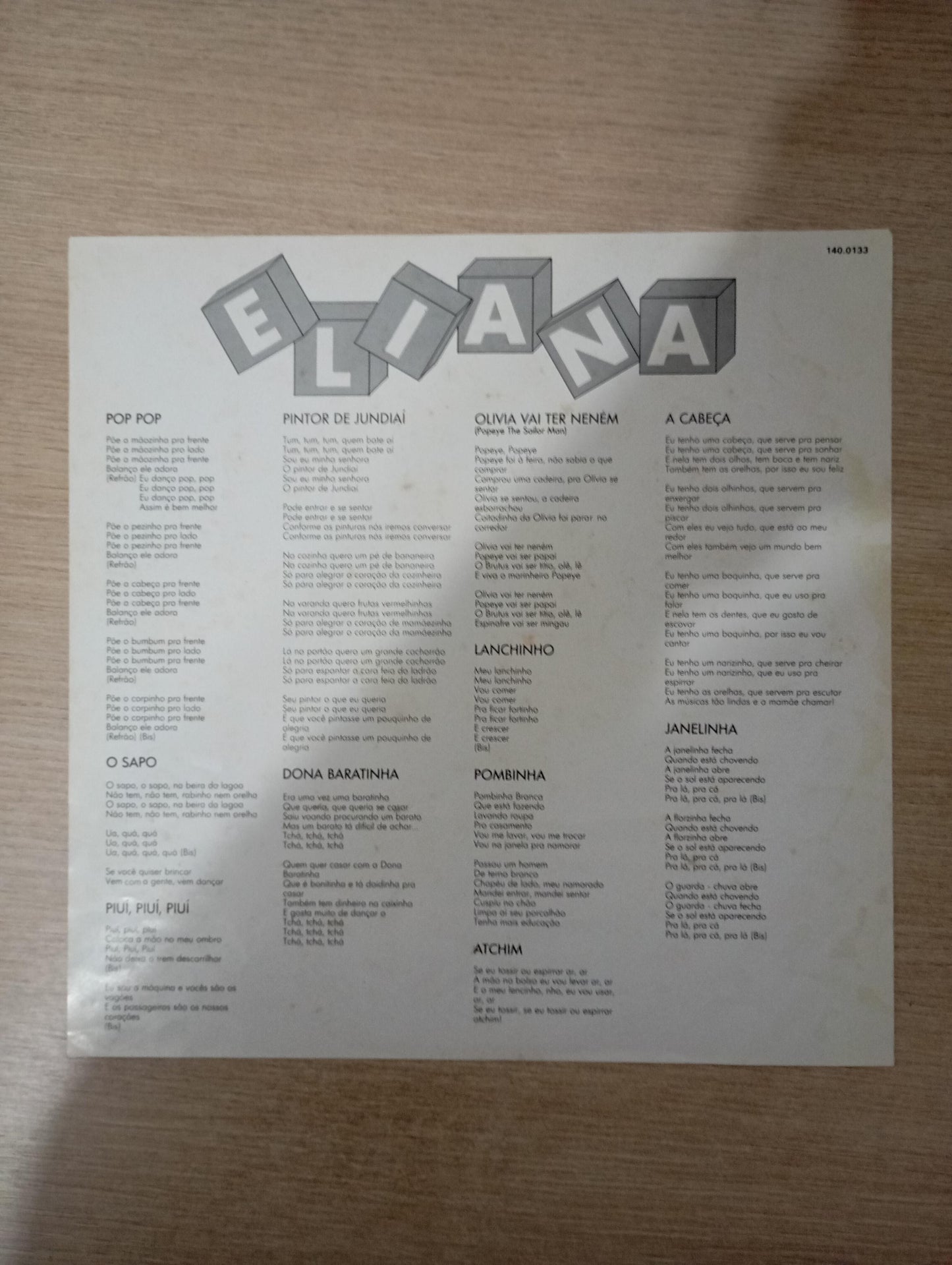 Lp Vinil Eliana 1994 Com Encartes