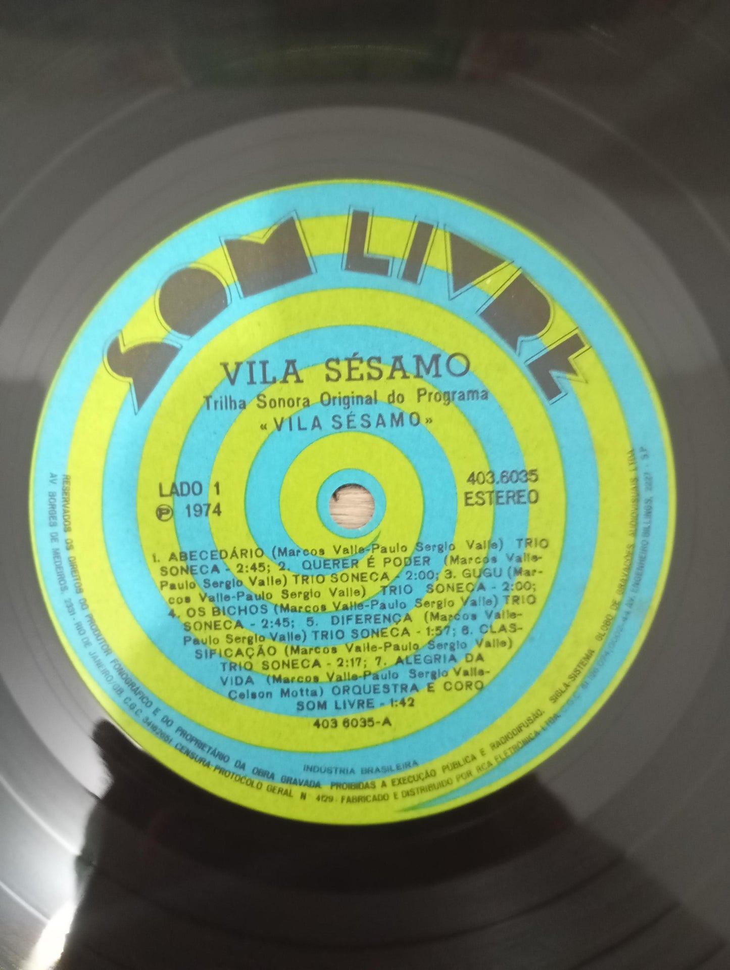 Lp Vinil Vila Sésamo 1974