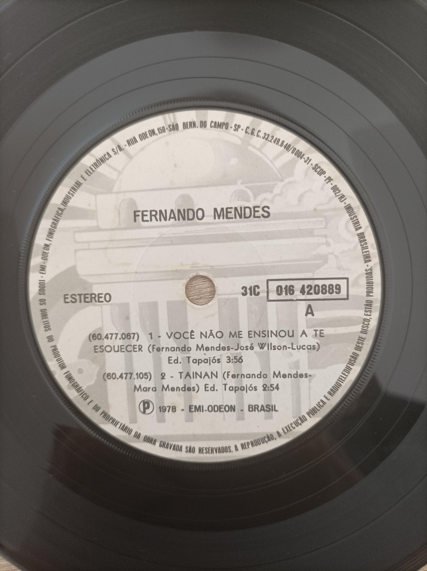 Compacto Vinil Fernando Mendes Você Não Me Ensinou Esquecer
