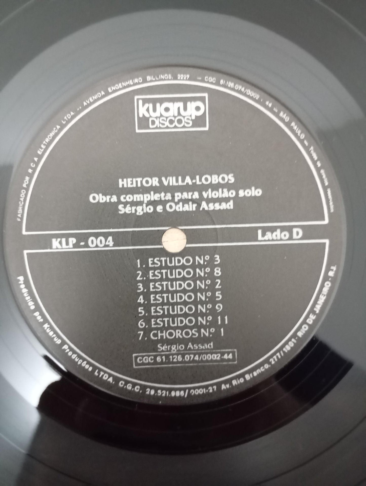 Lp Vinil Heitor Villa-Lobos Obra Completa Violão Solo Duplo