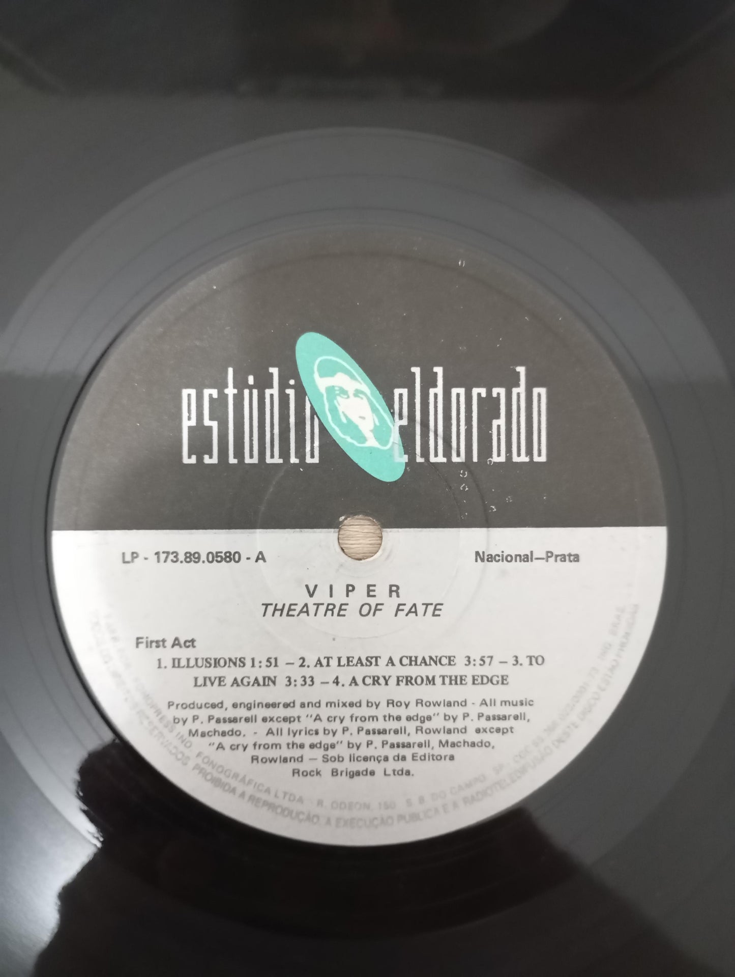 Lp Vinil Viper Theatre Of Fate