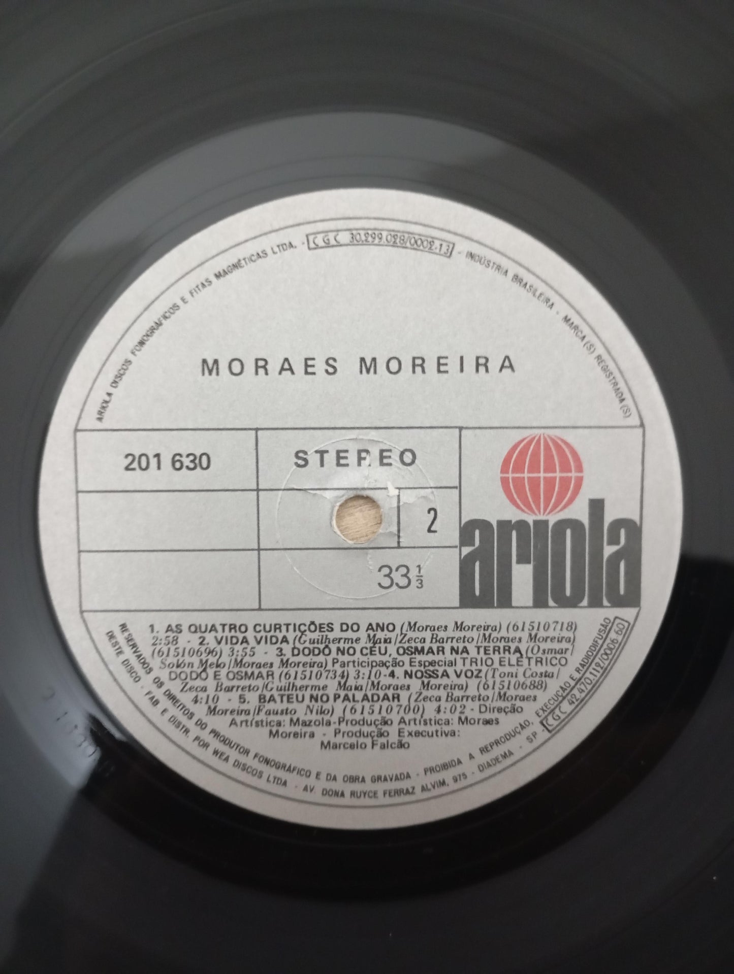 Lp Vinil Moraes Moreira 1981 Com Encarte