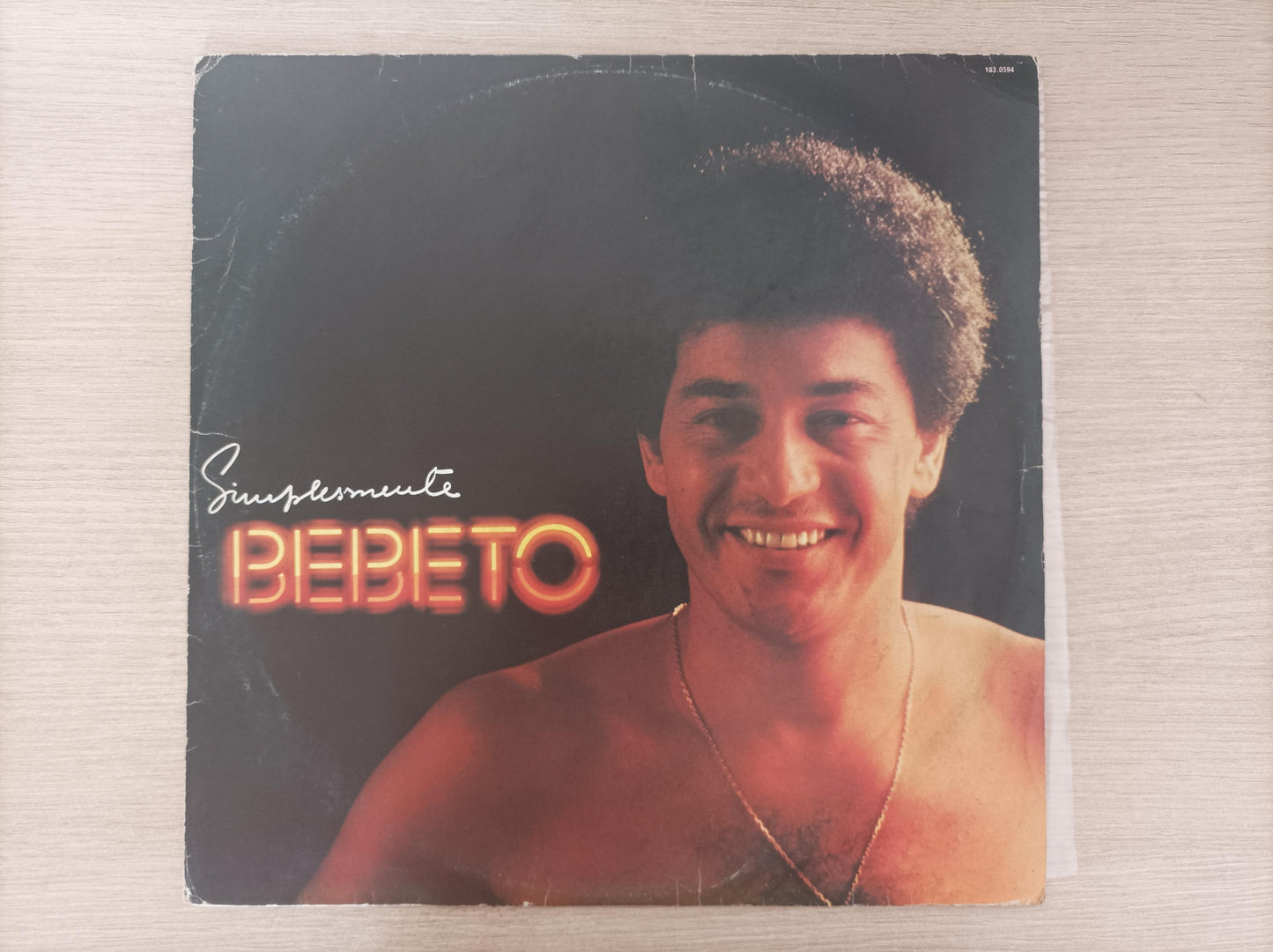 Lp Vinil Bebeto Simplesmente Bebeto Com Encarte