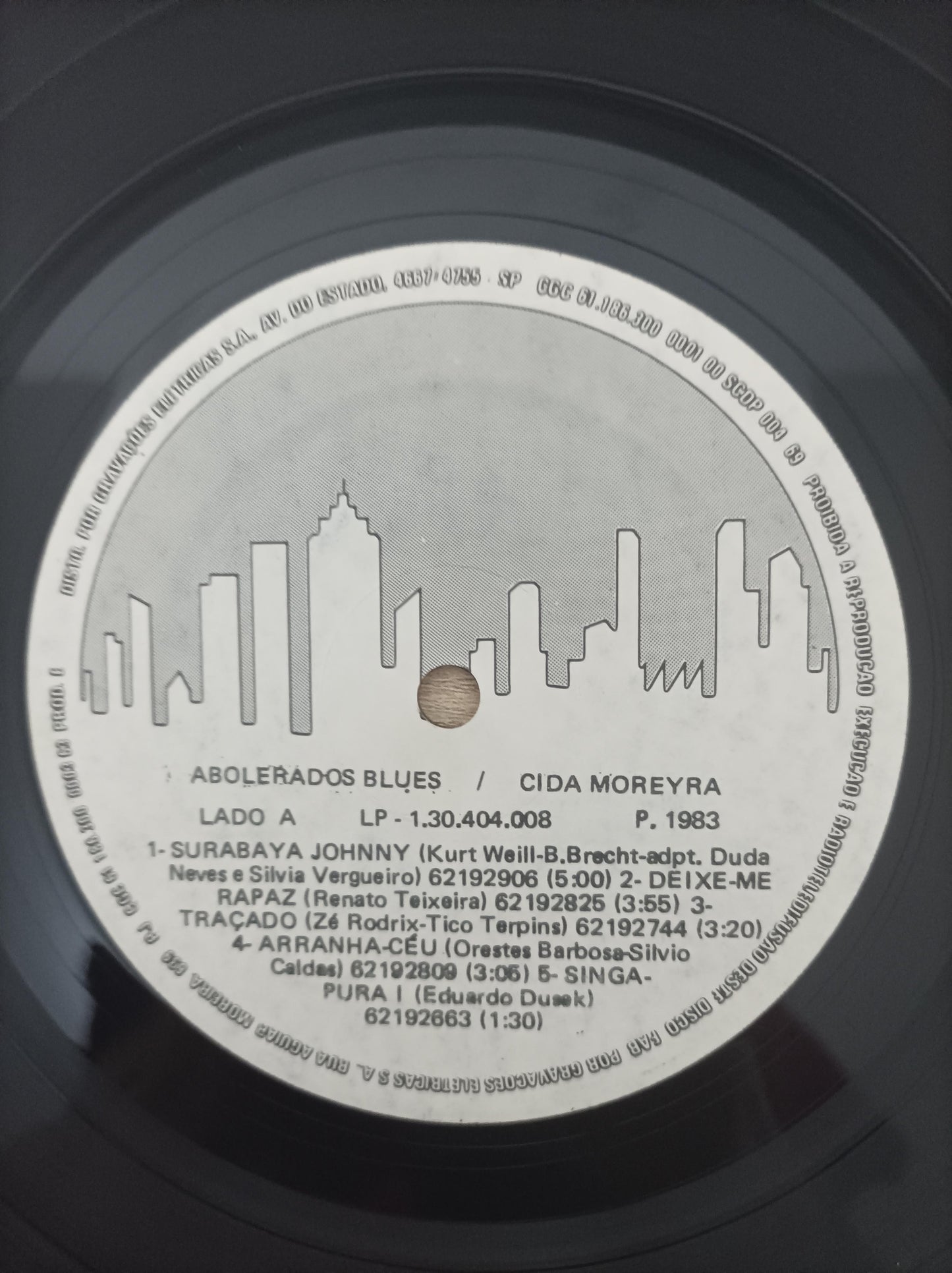Lp Vinil Cida Moreyra Abolerado Blues
