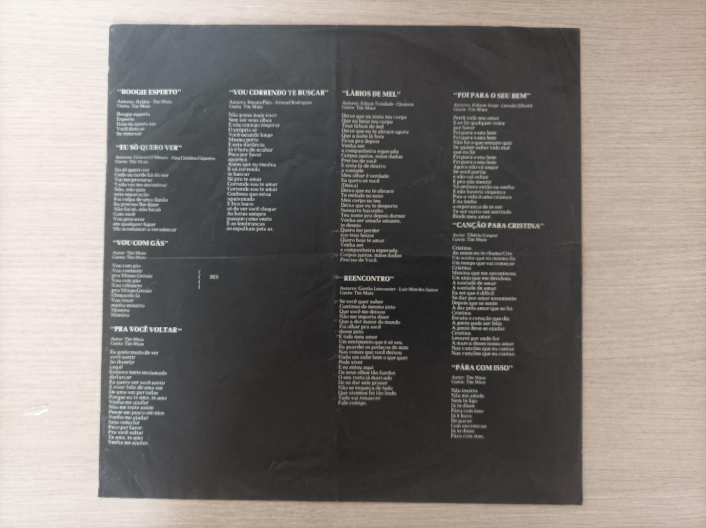 Lp Vinil Tim Maia Reencontro Com Encarte