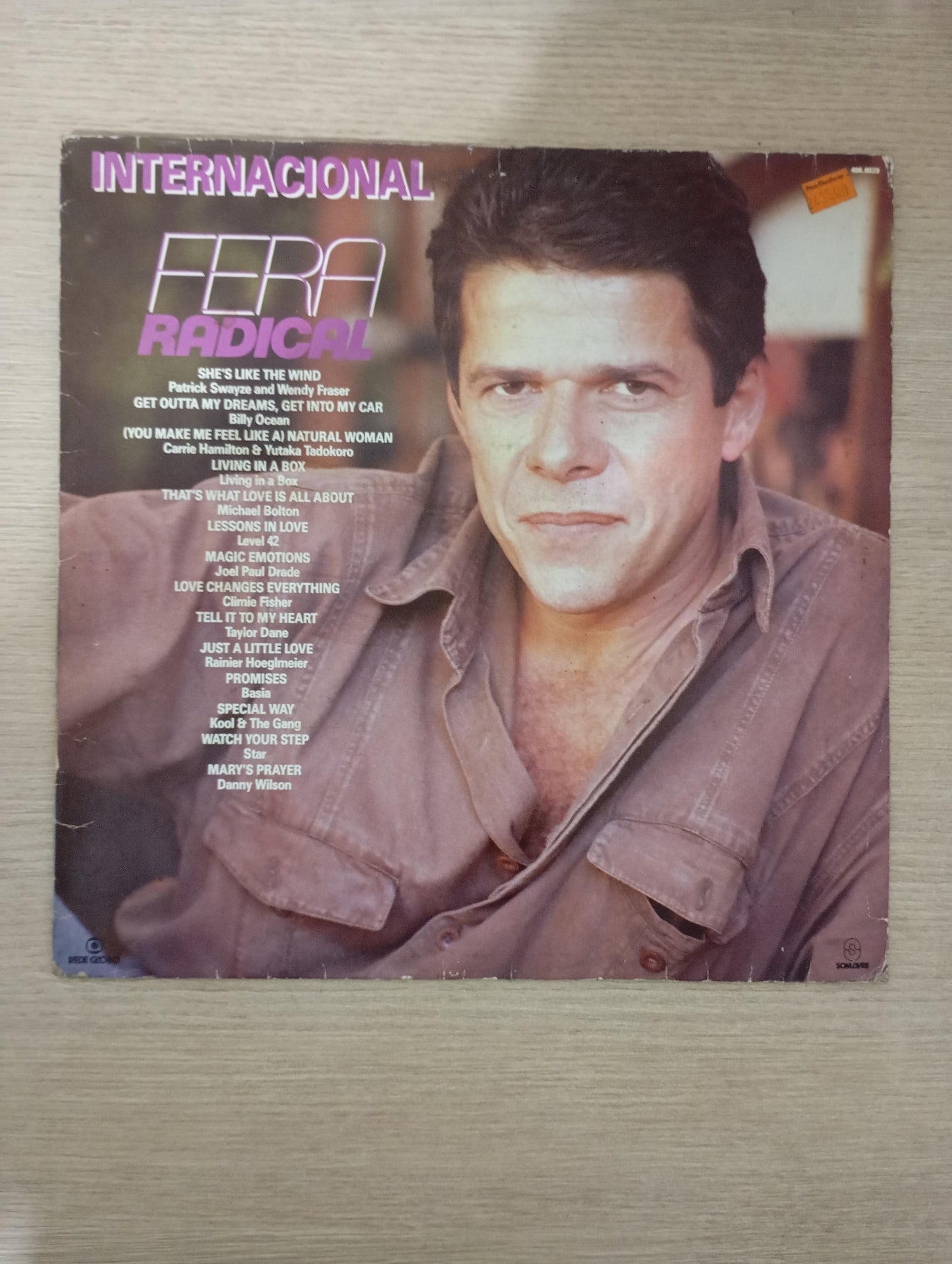 Lp Vinil Trilha Novela Fera Radical Internacional 1988