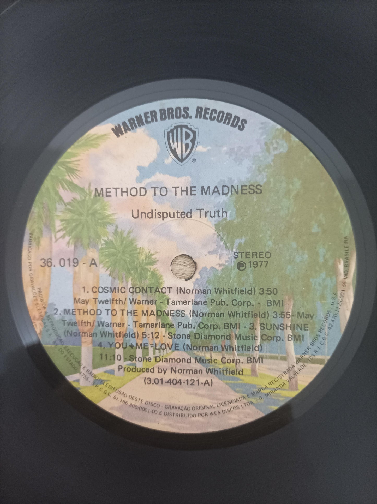 Lp Vinil The Undisputed Truth Method To The Madness