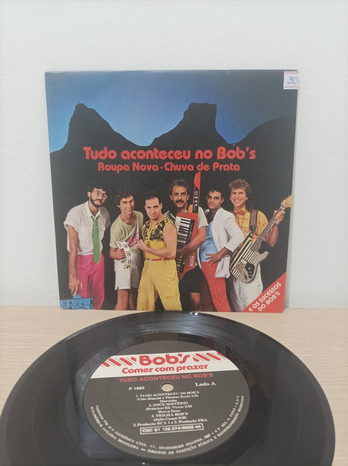 Compacto Vinil Tudo aconteceu no Bob's