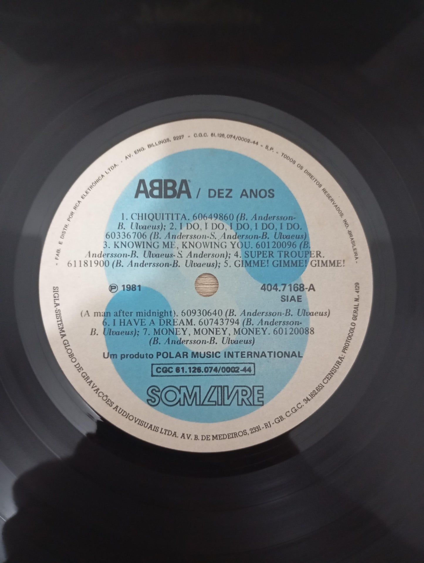 Lp Vinil ABBA Dez Anos