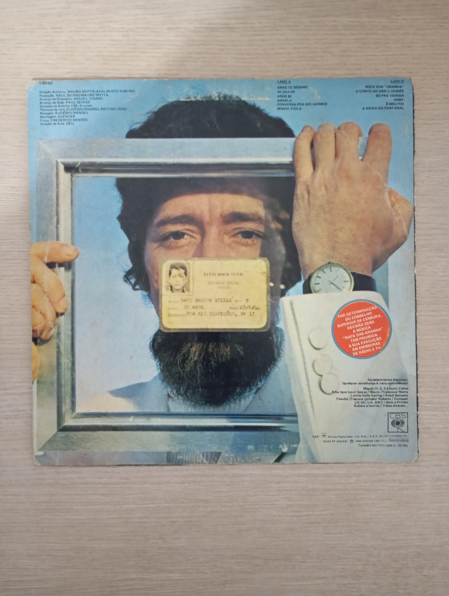 Lp Vinil Raul Seixas Abre-te Sésamo