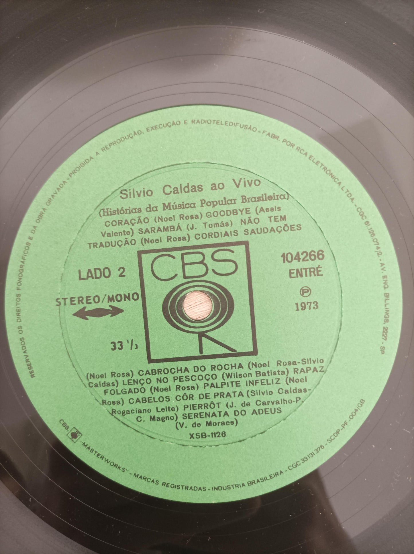 Lp Vinil Silvio Caldas Ao Vivo Duplo