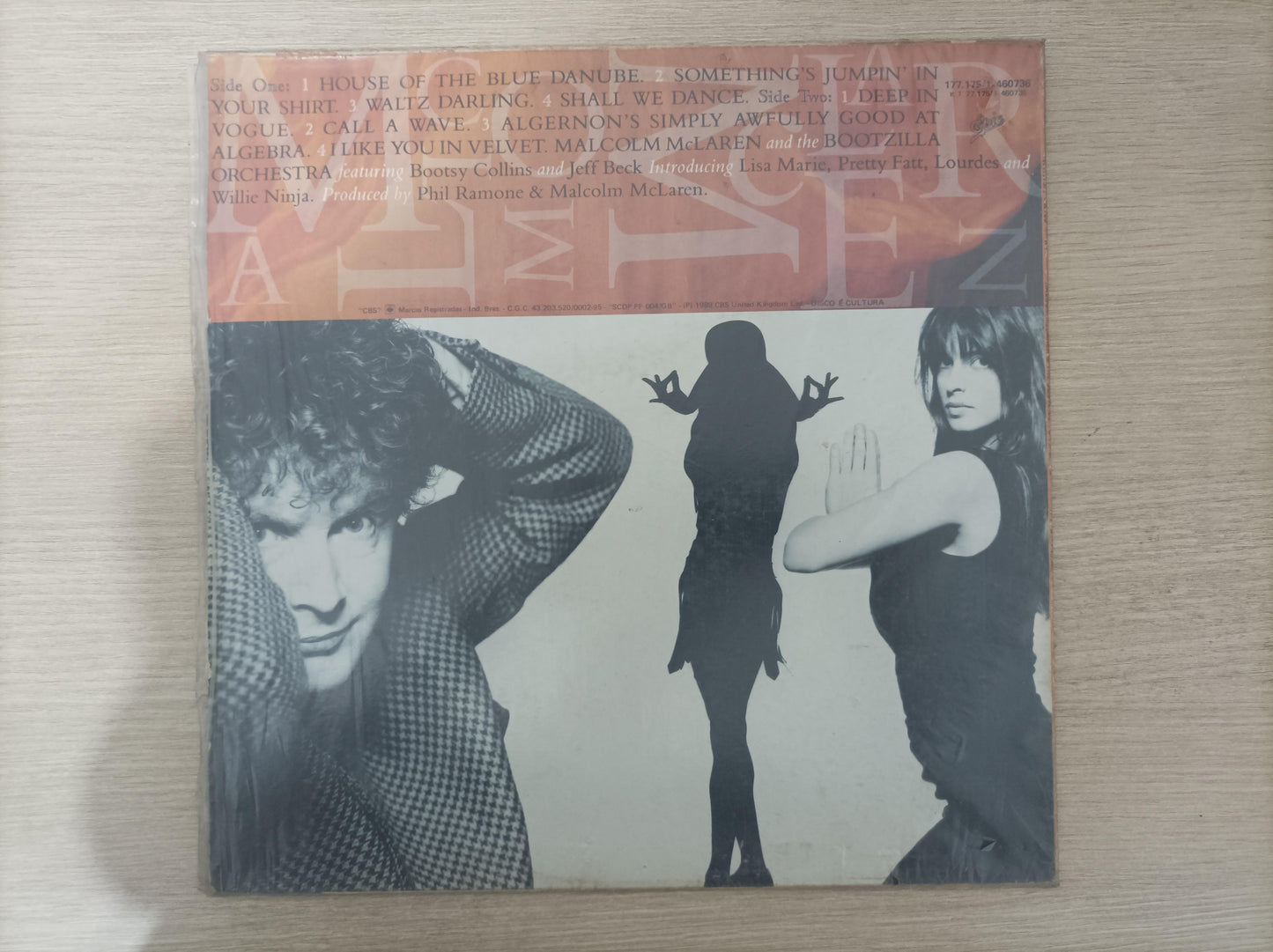 Lp Vinil Malcolm McLaren Waltz Darling Com Encarte