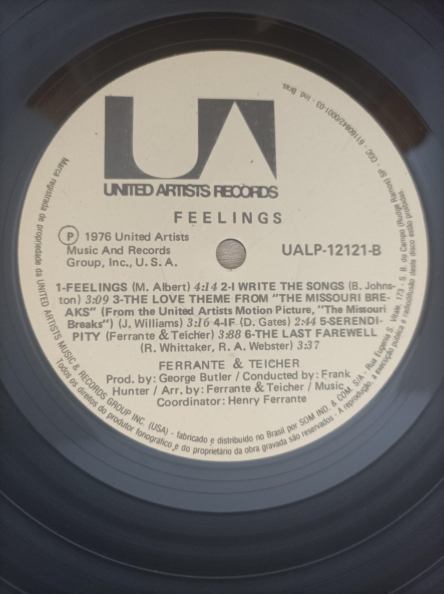 Lp Vinil Ferrante & Teicher Feelings
