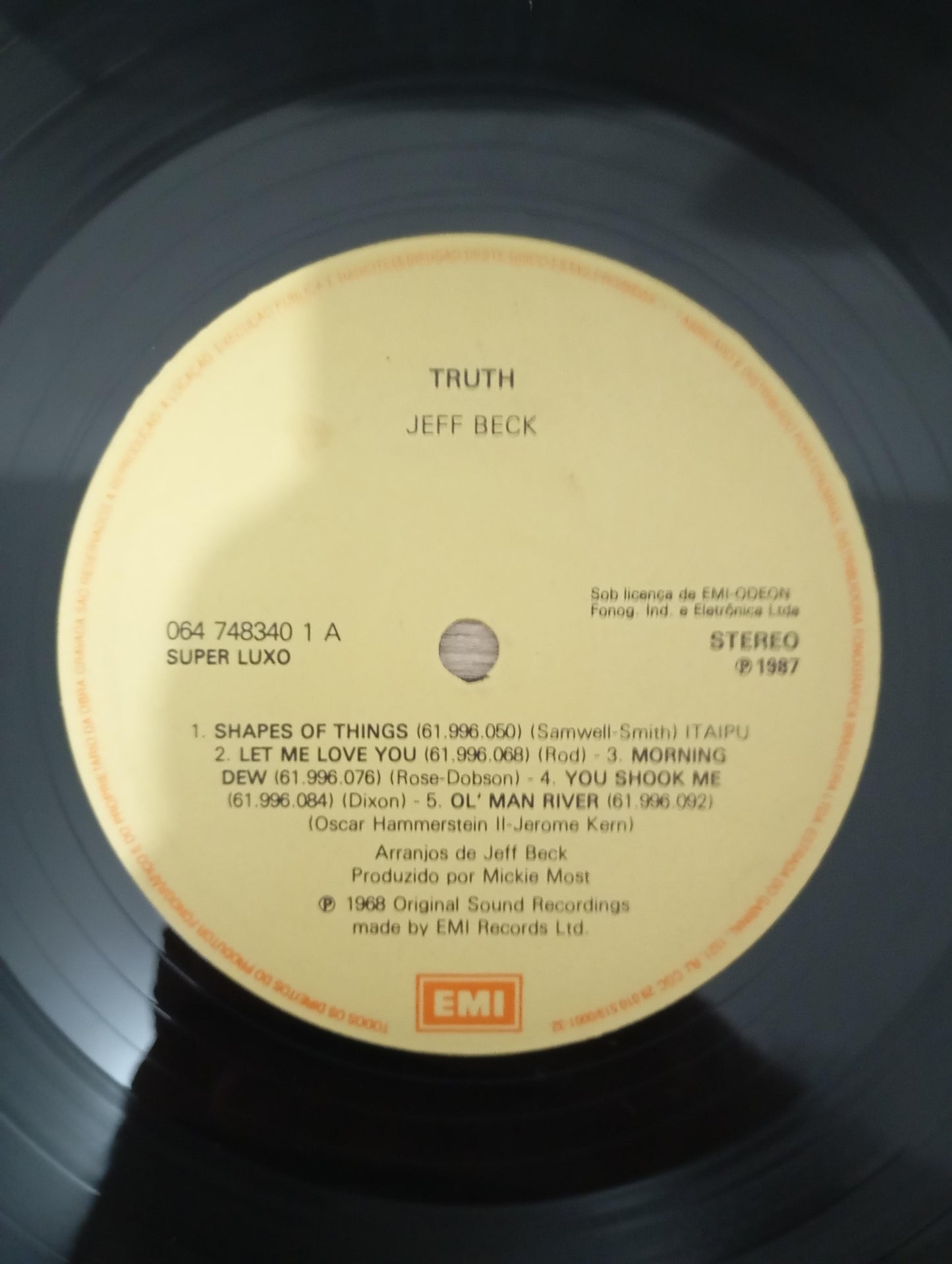 Lp Vinil Jeff Beck Truth