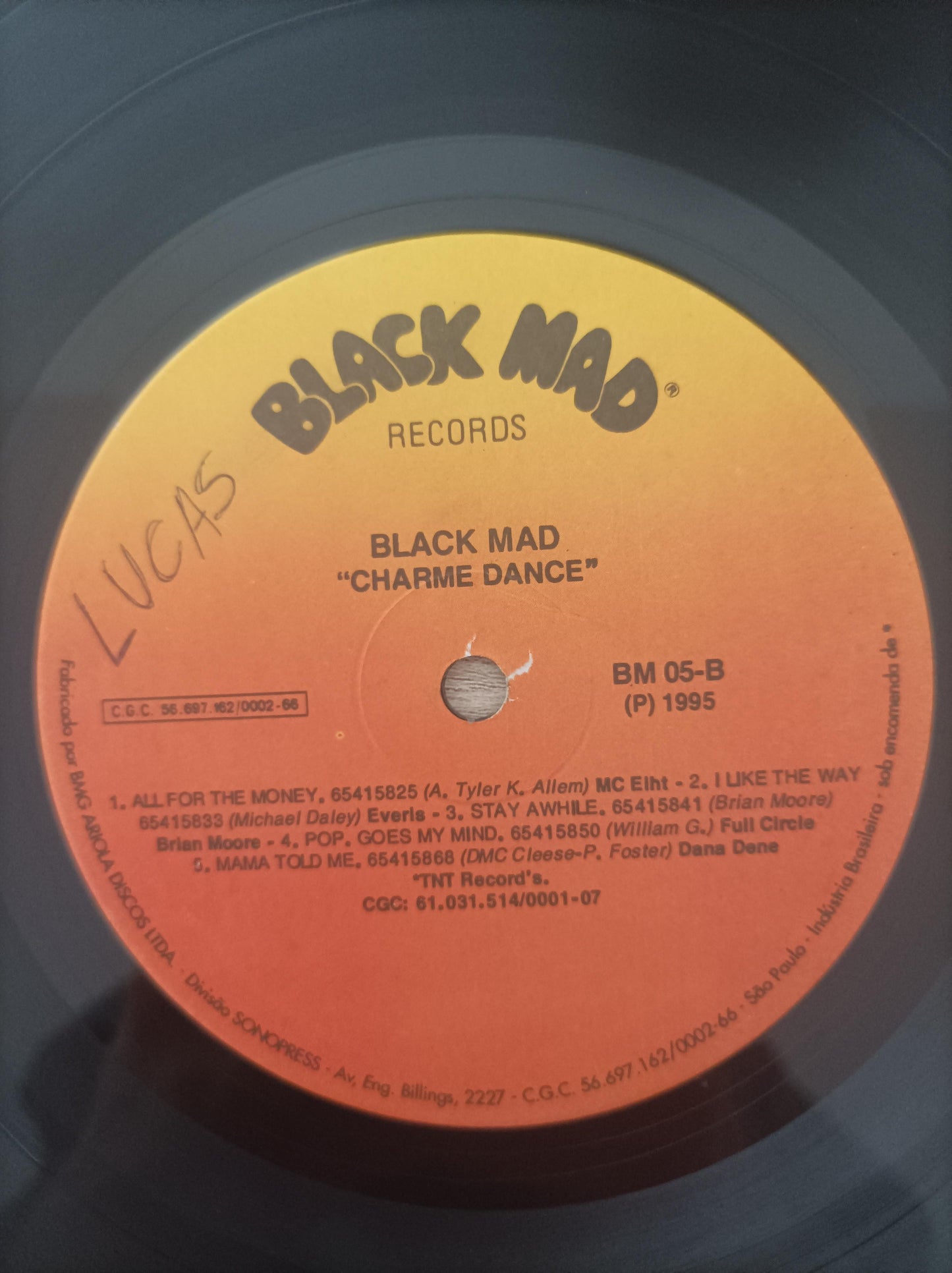 Lp Vinil Black Mad Charm Dance