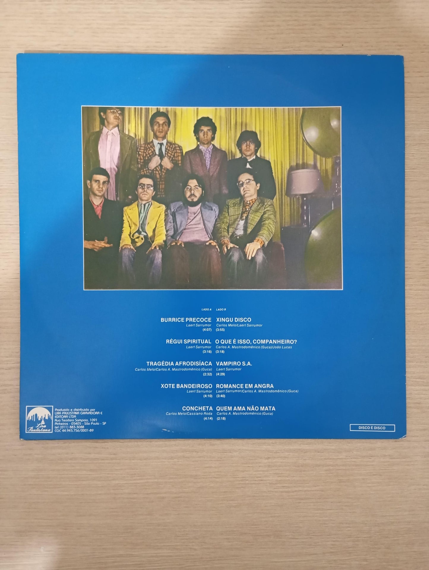 Lp Vinil Língua De Trapo 1982 Com Encartes
