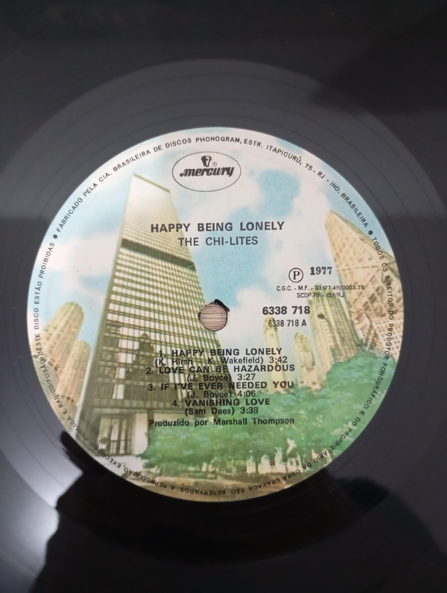 Lp Vinil The Chi-Lites Happy Being Lonely