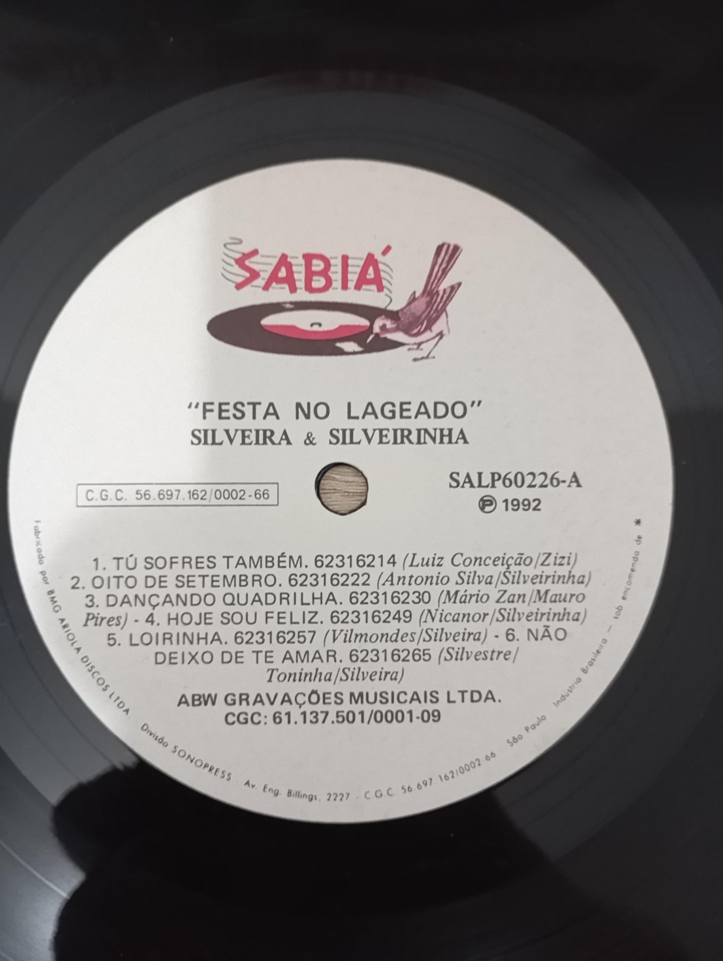 Lp Vinil Silveira e Silveirinha Festa no Lageado