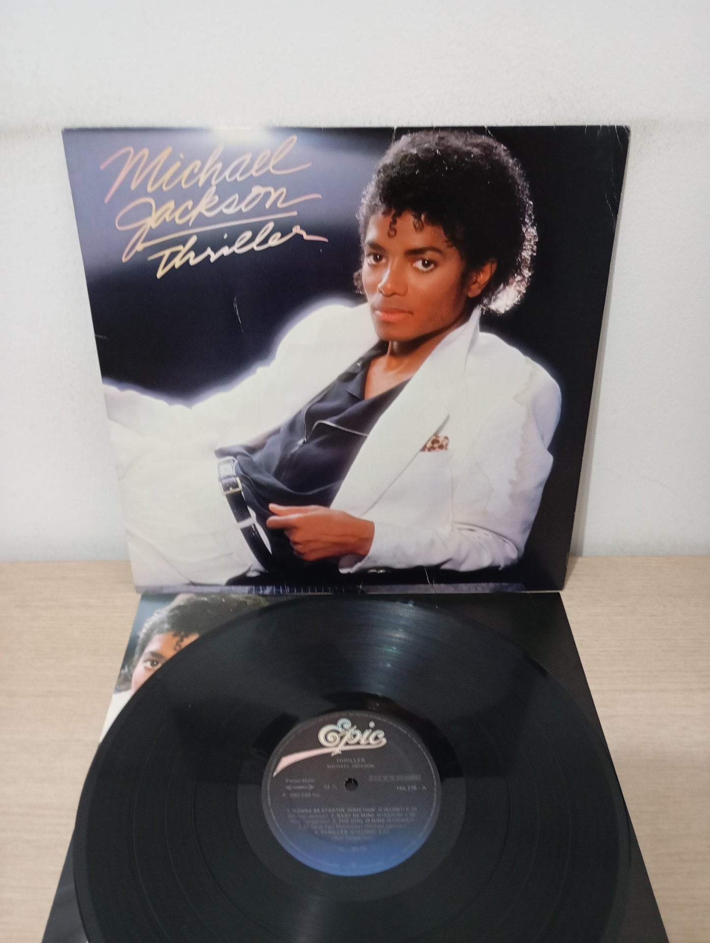 Disco Vinil Thriller Michael Jackson Com Encarte A