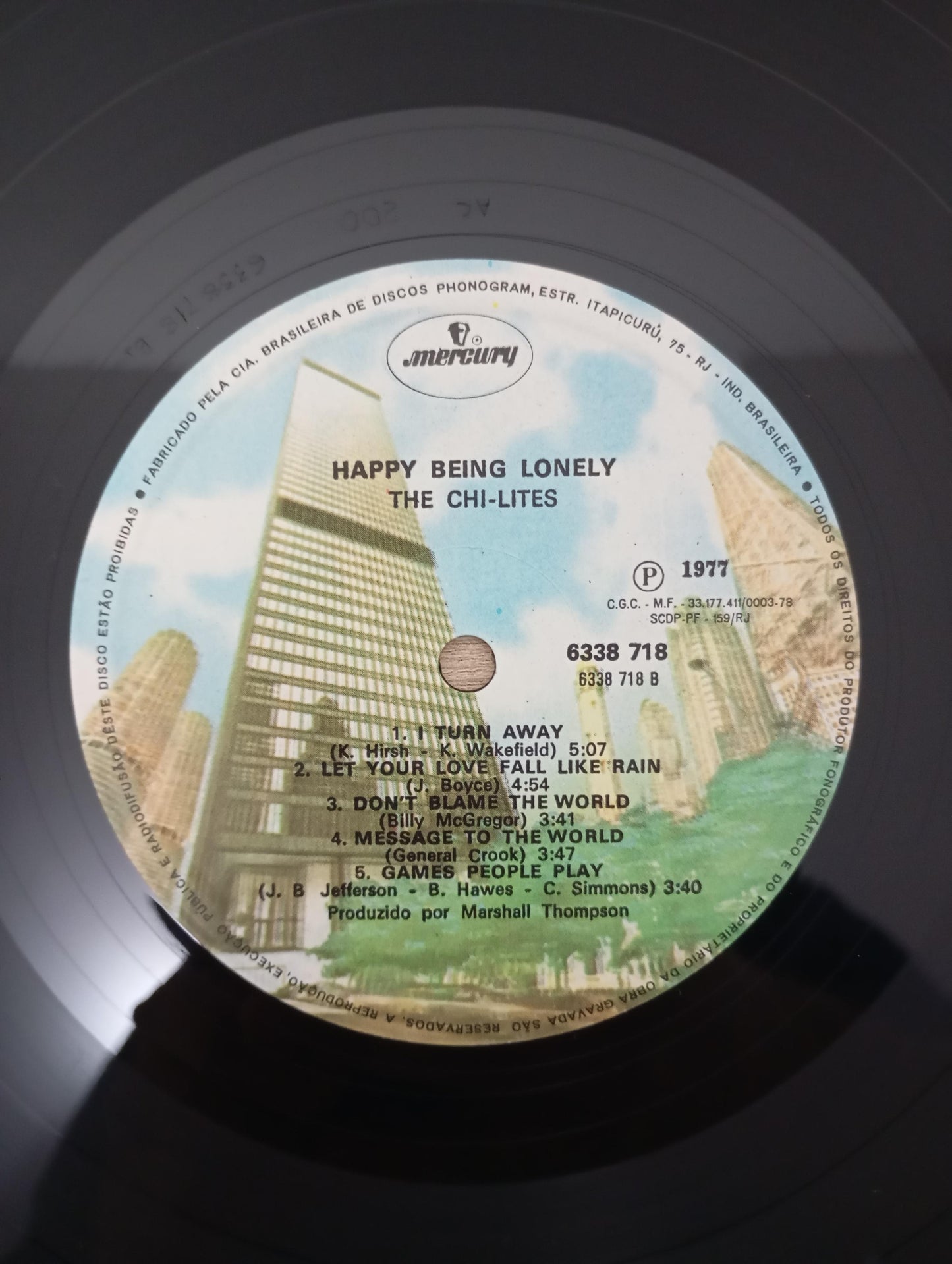 Lp Vinil The Chi-Lites Happy Being Lonely