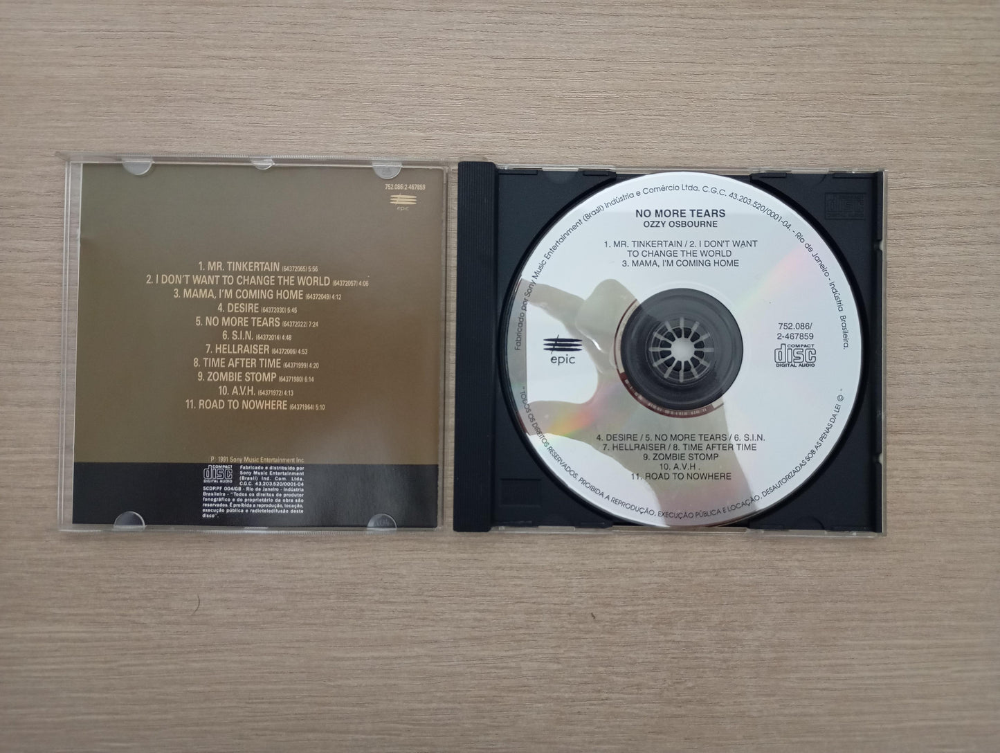 CD Ozzy Osbourne No More Tears