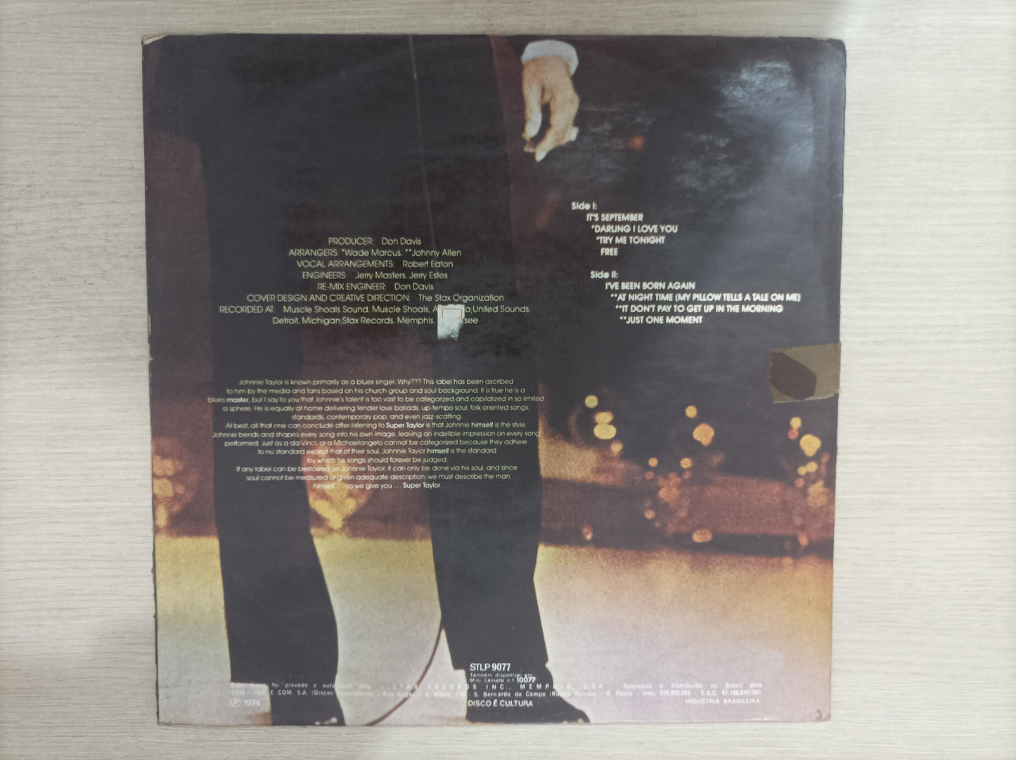 Lp Vinil Johnnie Taylor Super Taylor