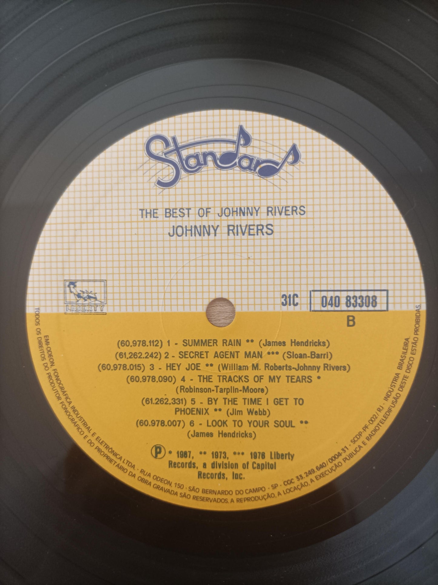 Disco Vinil The Best Of Johnny Rivers A