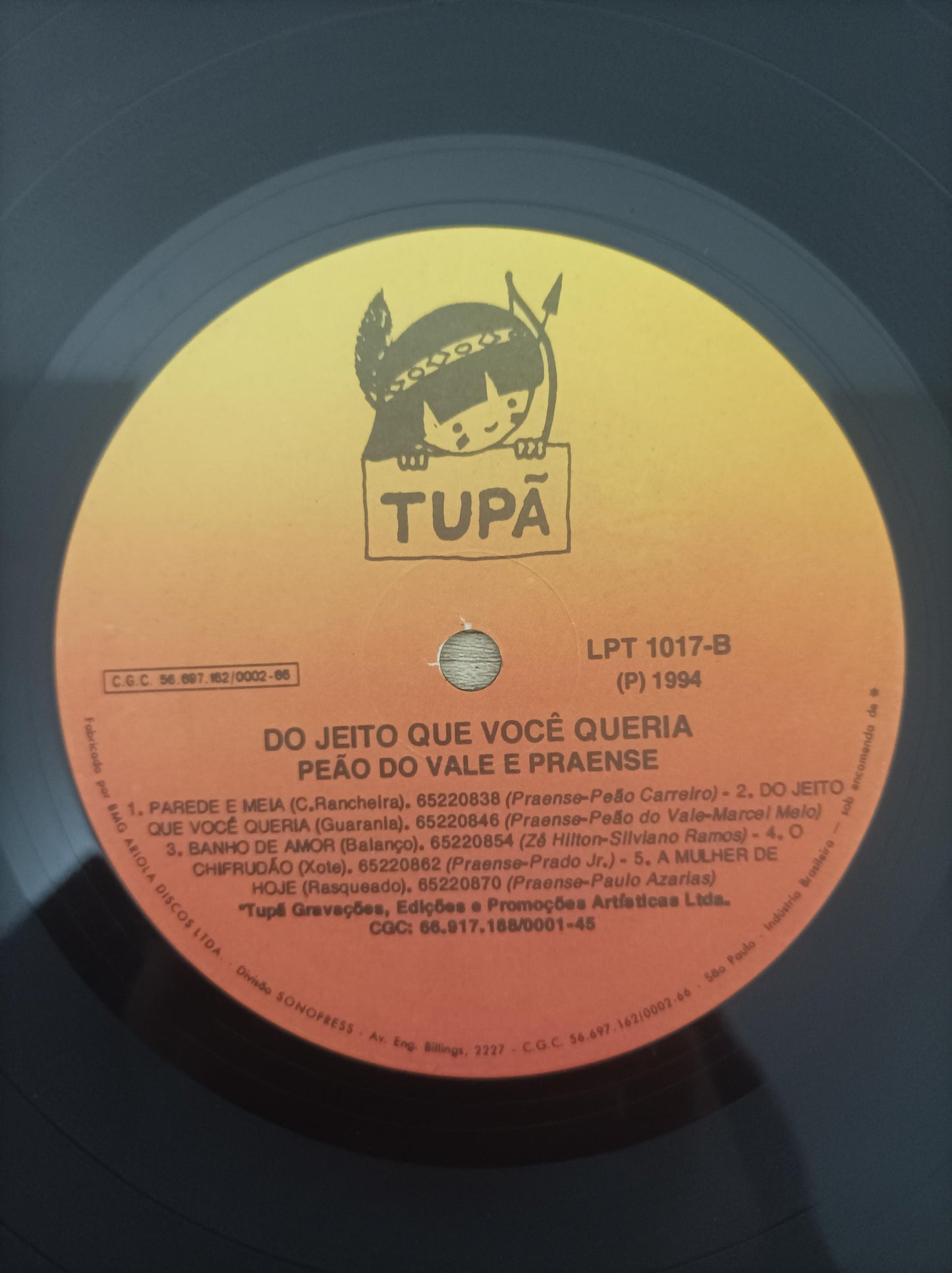 Lp Vinil Peão do Vale & Praense Do jeito que você queria