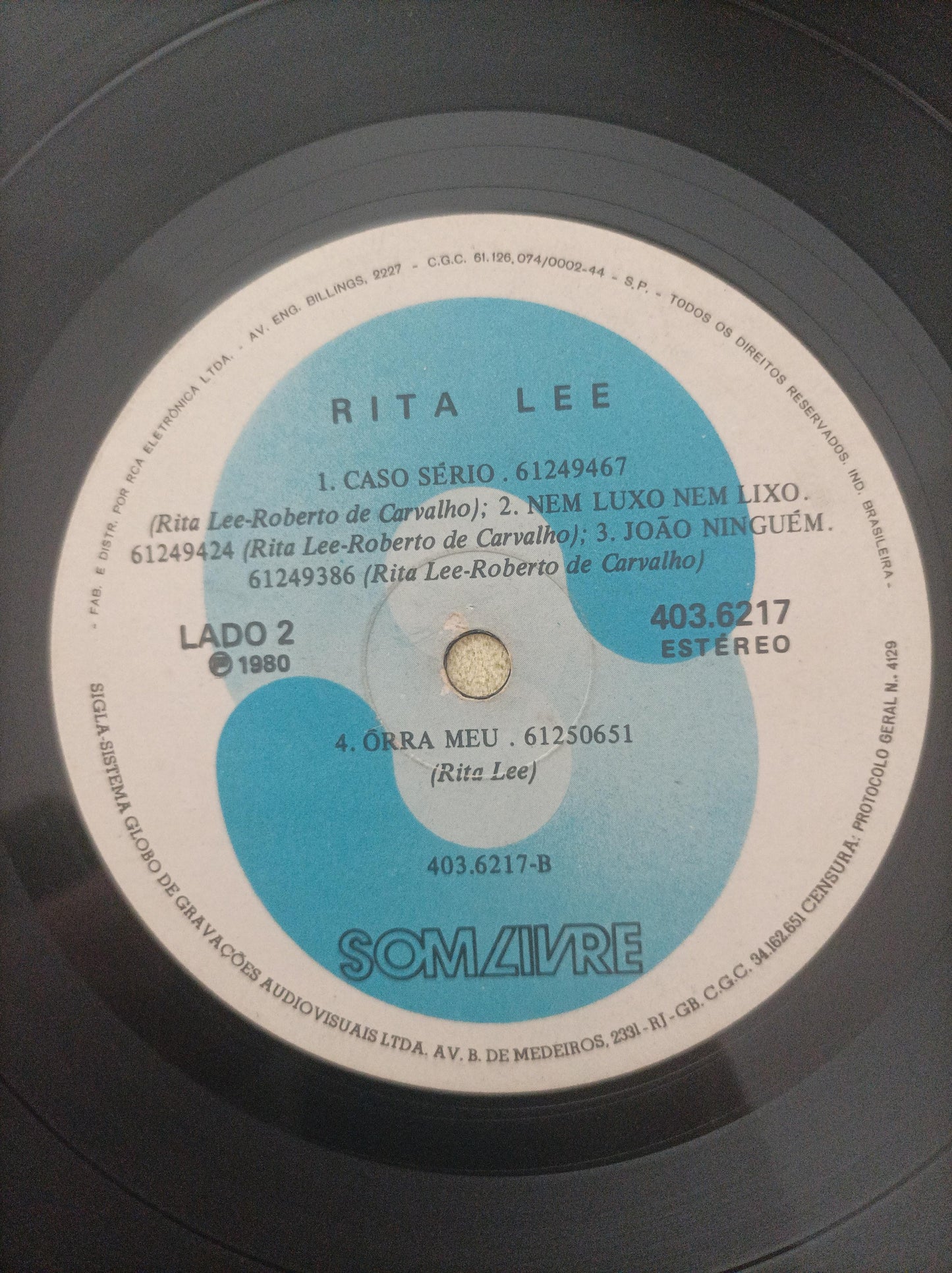 Lp Vinil Rita Lee 1980 Com Encarte