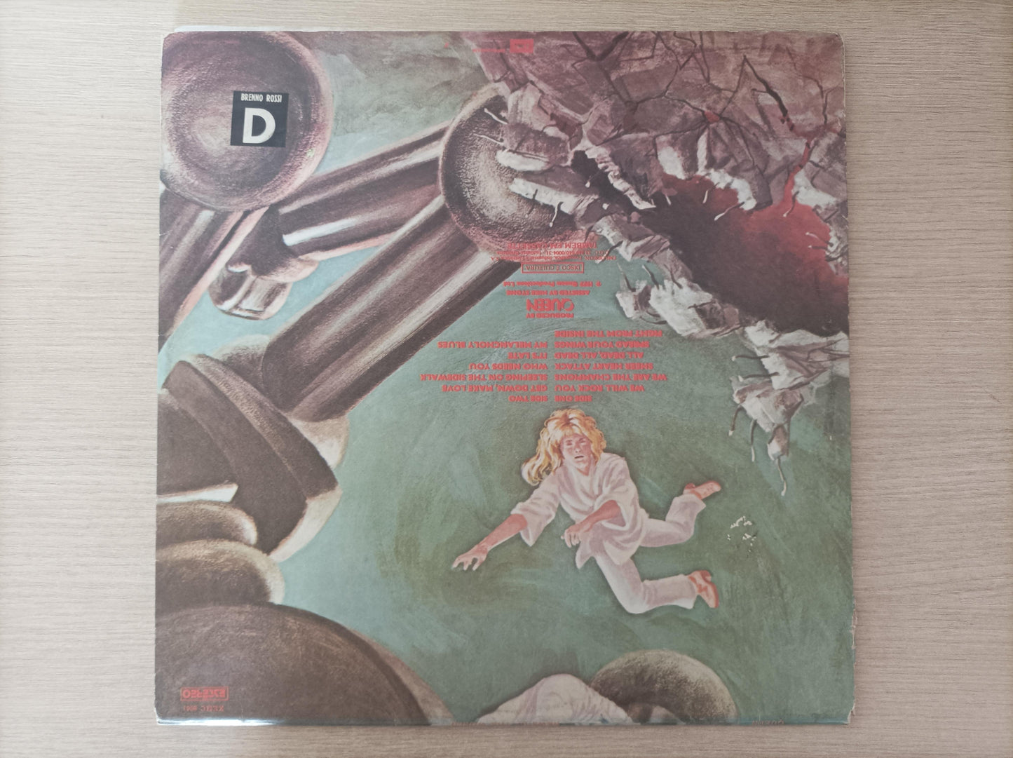 Lp Vinil Queen News Of The World Capa Dupla Com Encarte
