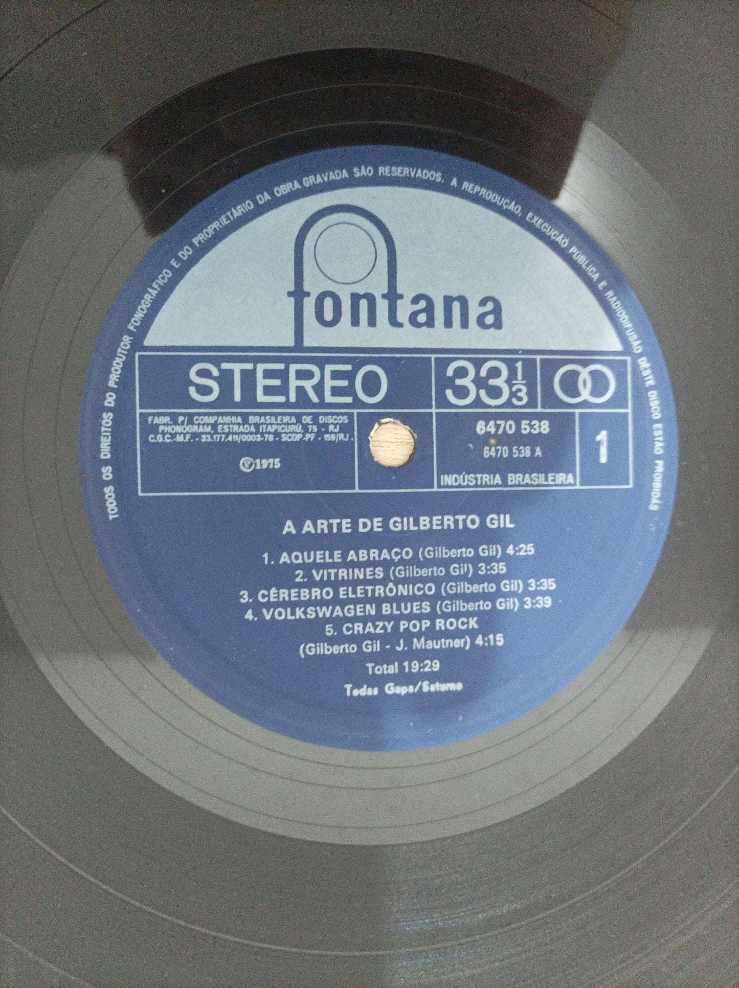 Lp Vinil Gilberto Gil A Arte de Duplo