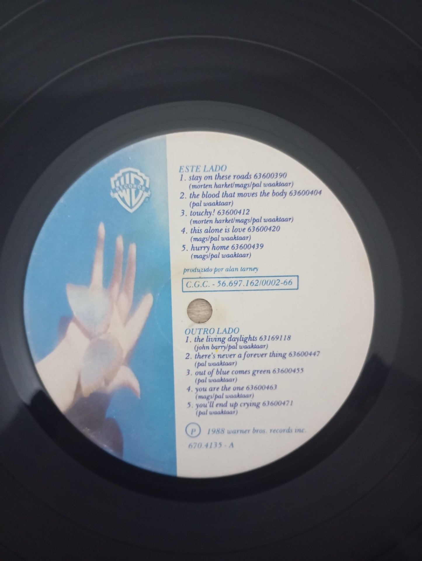 Lp Vinil A-ha Stay On These Roads Com Encarte
