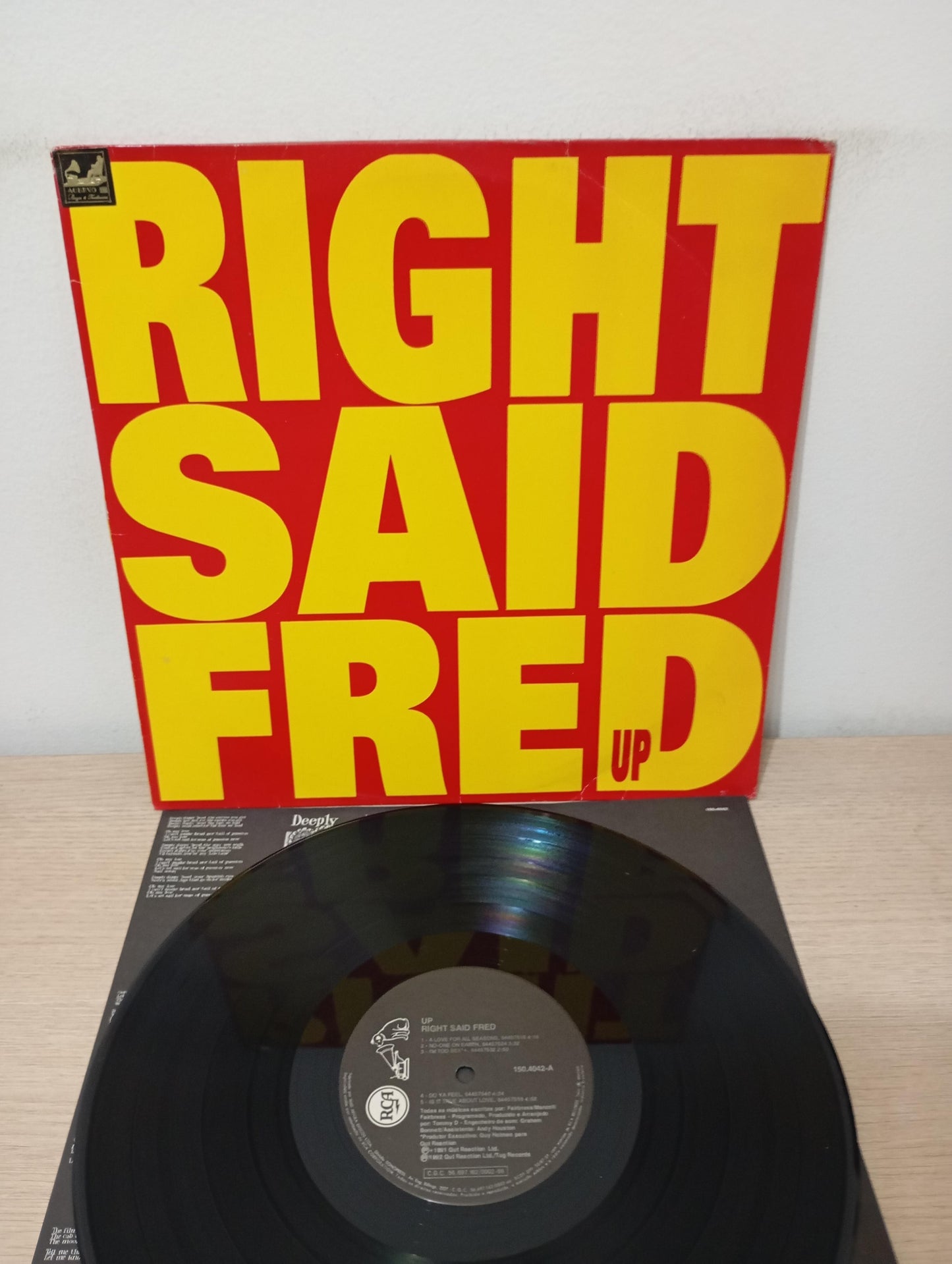 Lp Vinil Right Said Fred Up Com Encarte