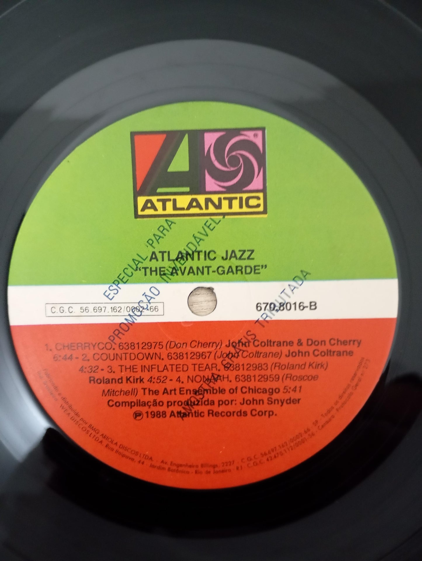 Lp Vinil The Avant-Garde Atlantic Jazz Com Encarte