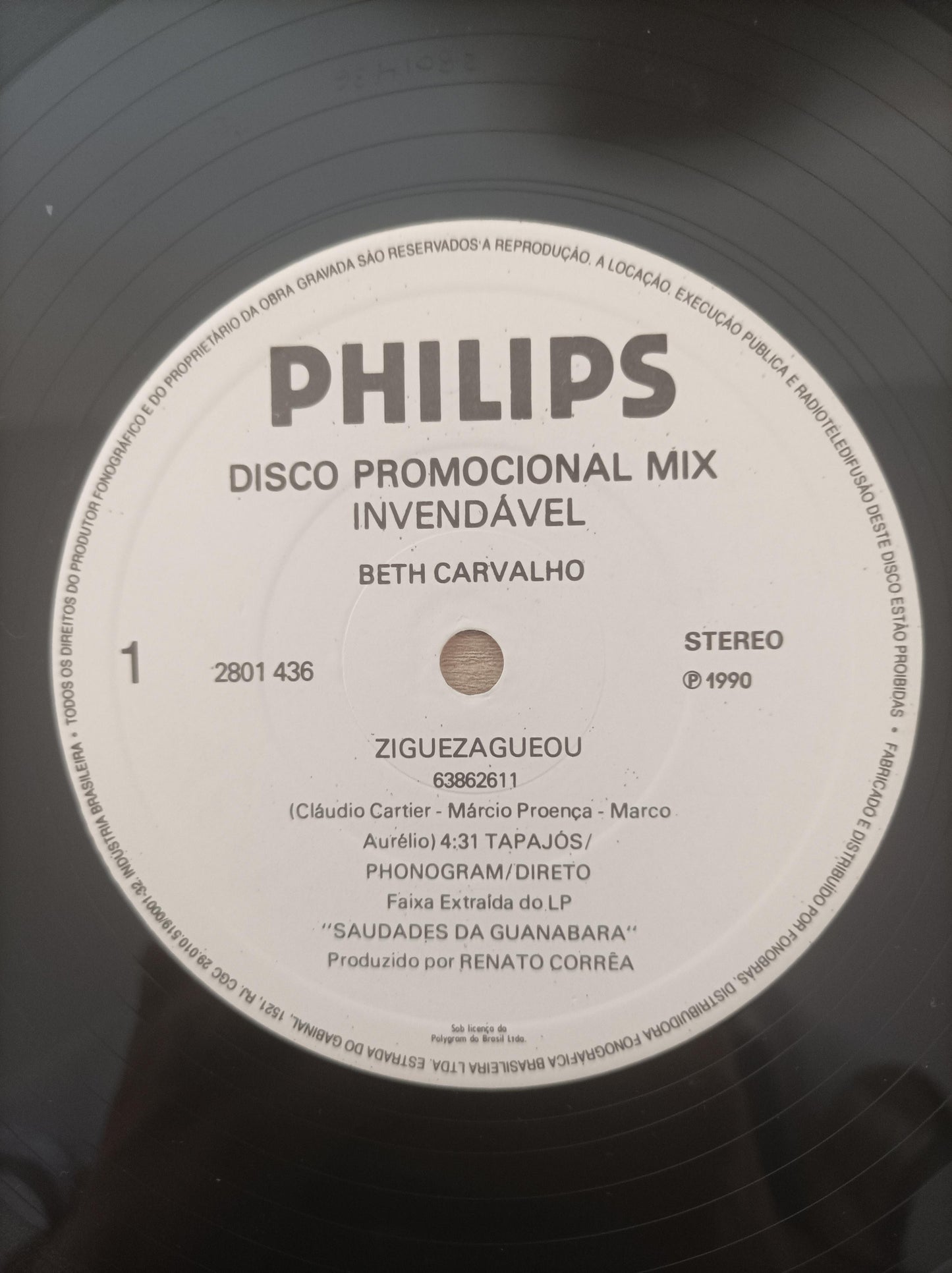 Lp Vinil Beth Carvalho Ziguezagueou