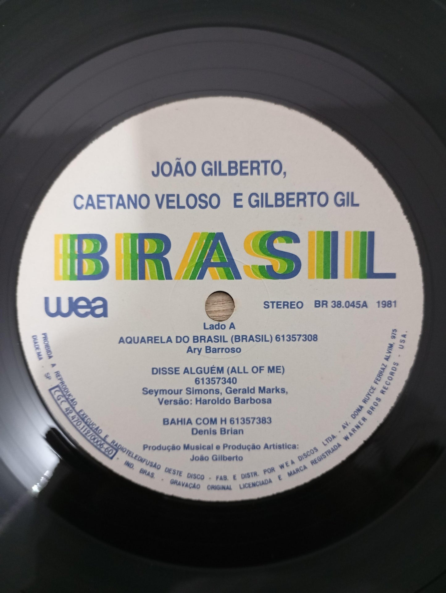 Lp Vinil João Gilberto Veloso Bethânia Gil Brasil C Encarte