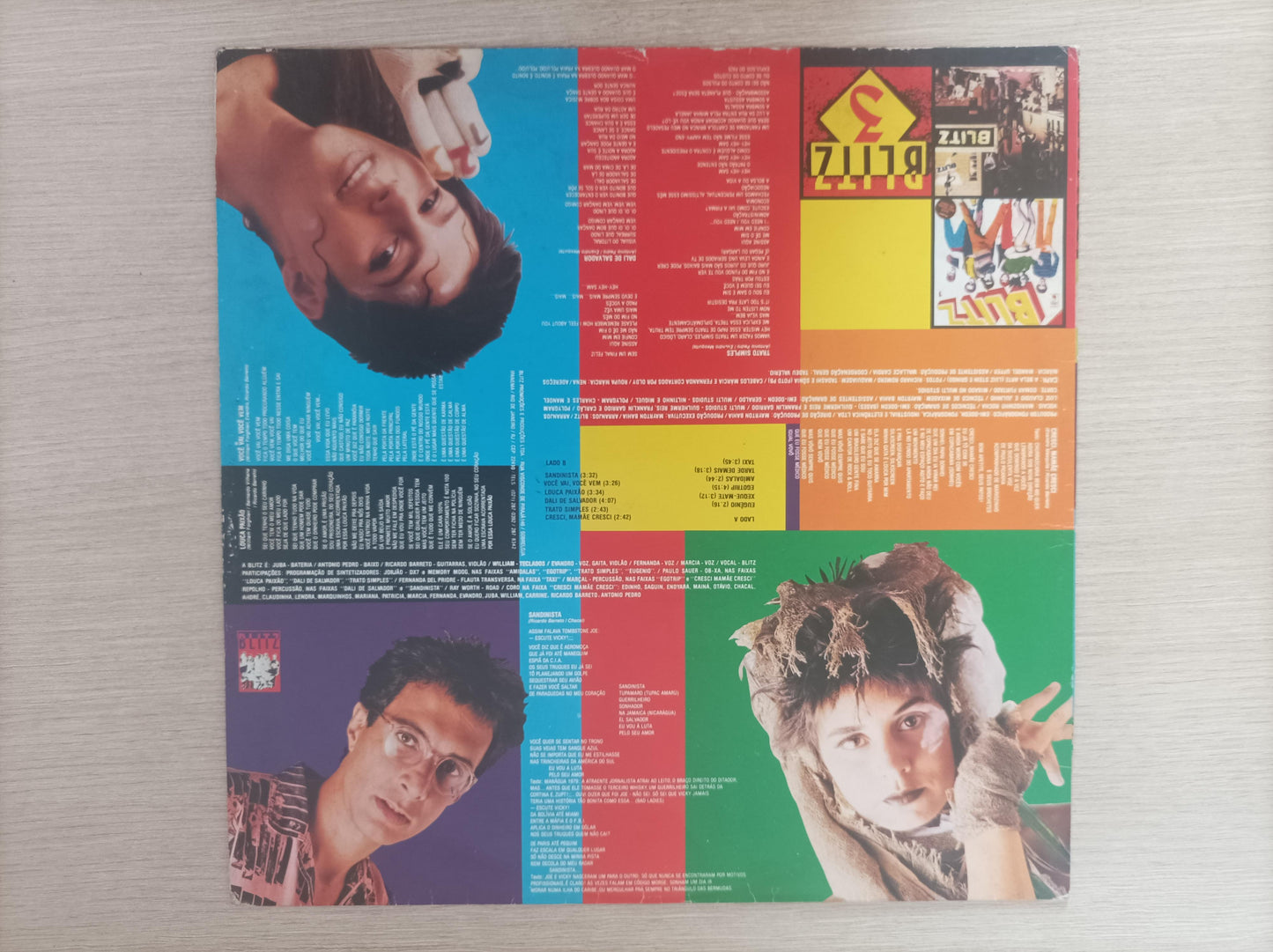 Disco Vinil 3 Blitz Com Encarte A