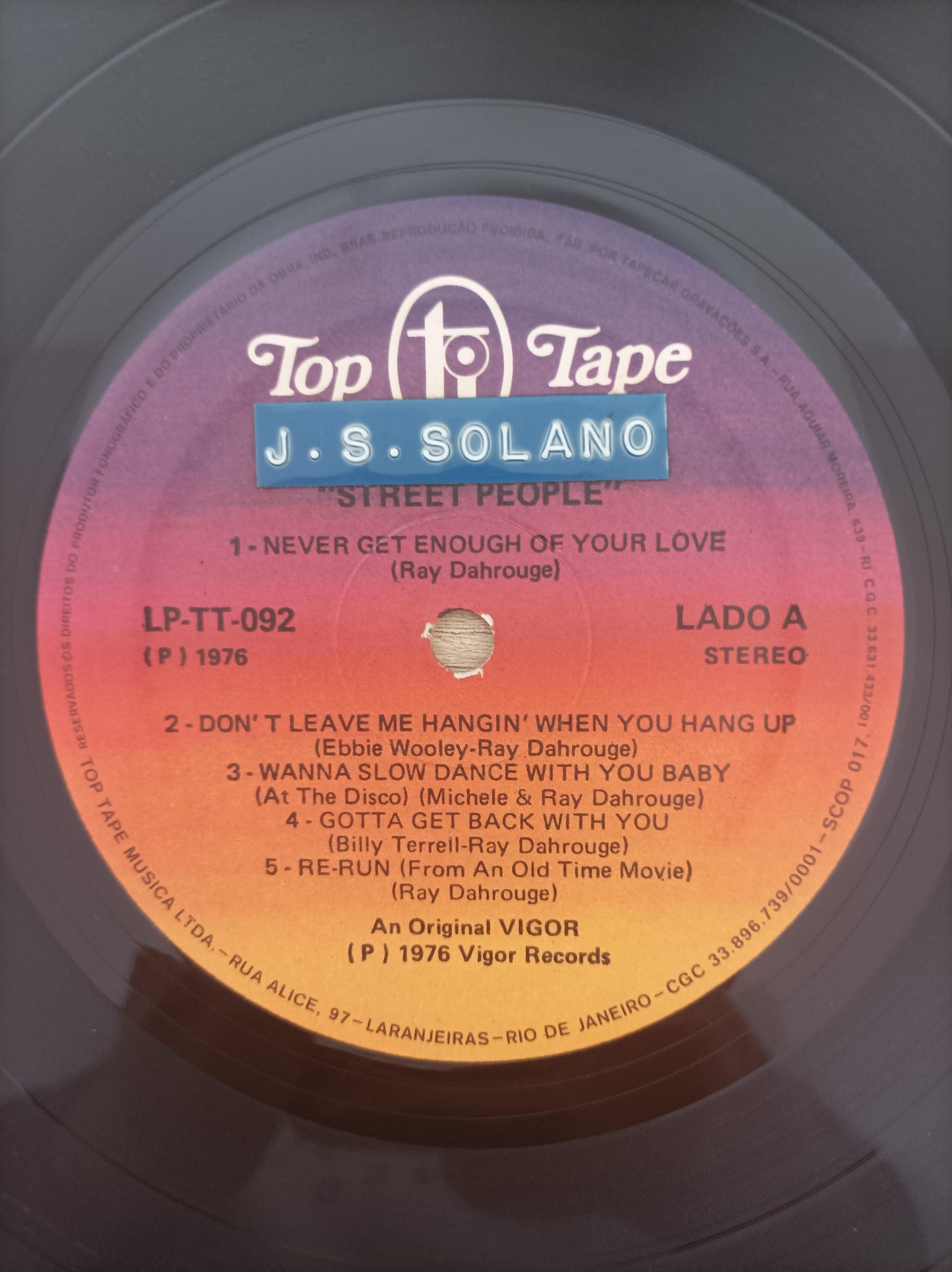 Lp Vinil Street People 1976