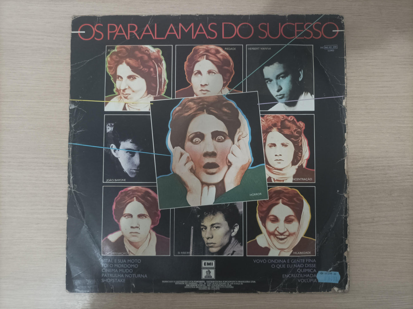 Lp Vinil Os Paralamas Do Sucesso Cinema Mudo