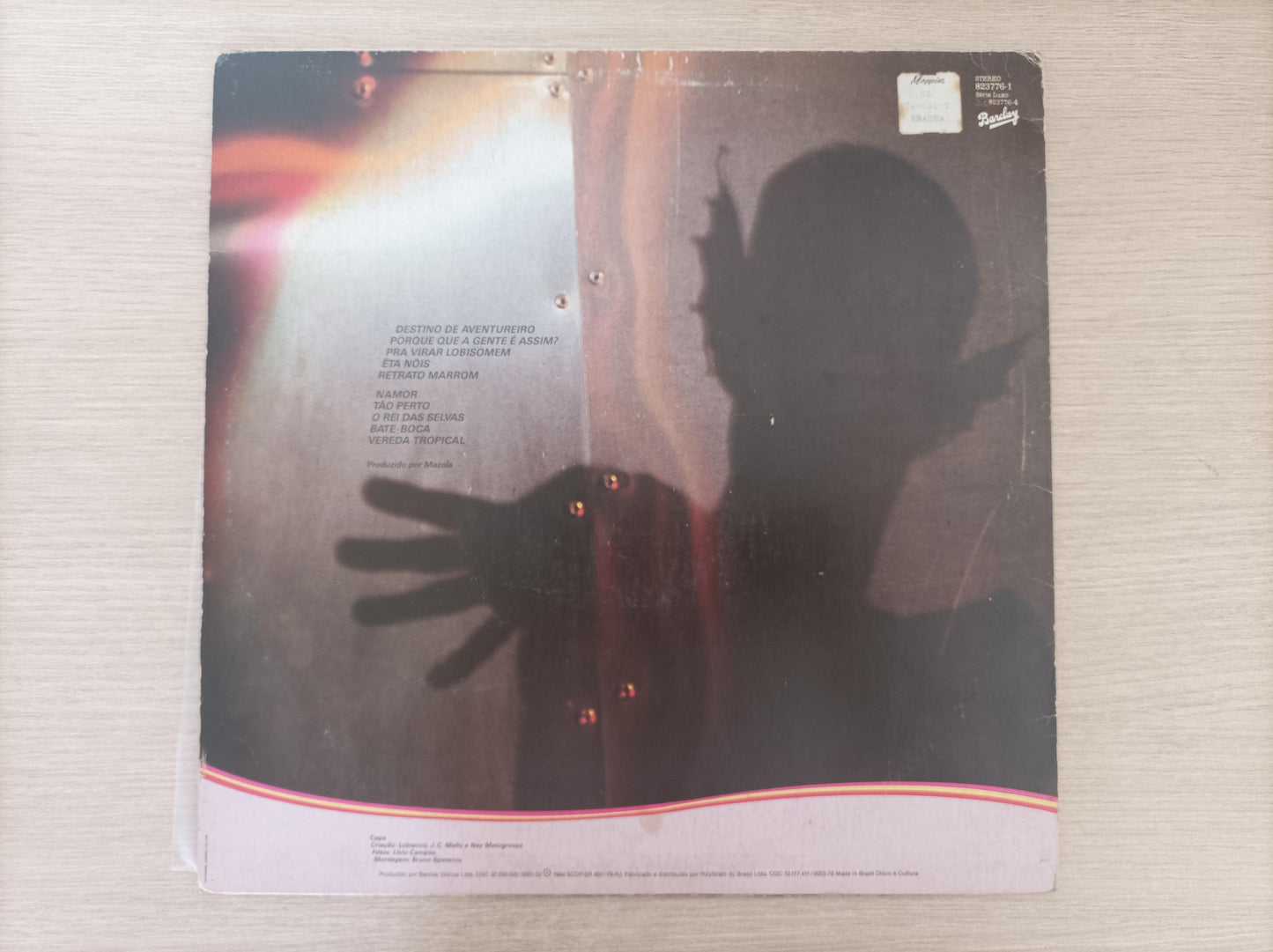 Lp Vinil Ney Matogrosso Destino De Aventureiro Com Encarte
