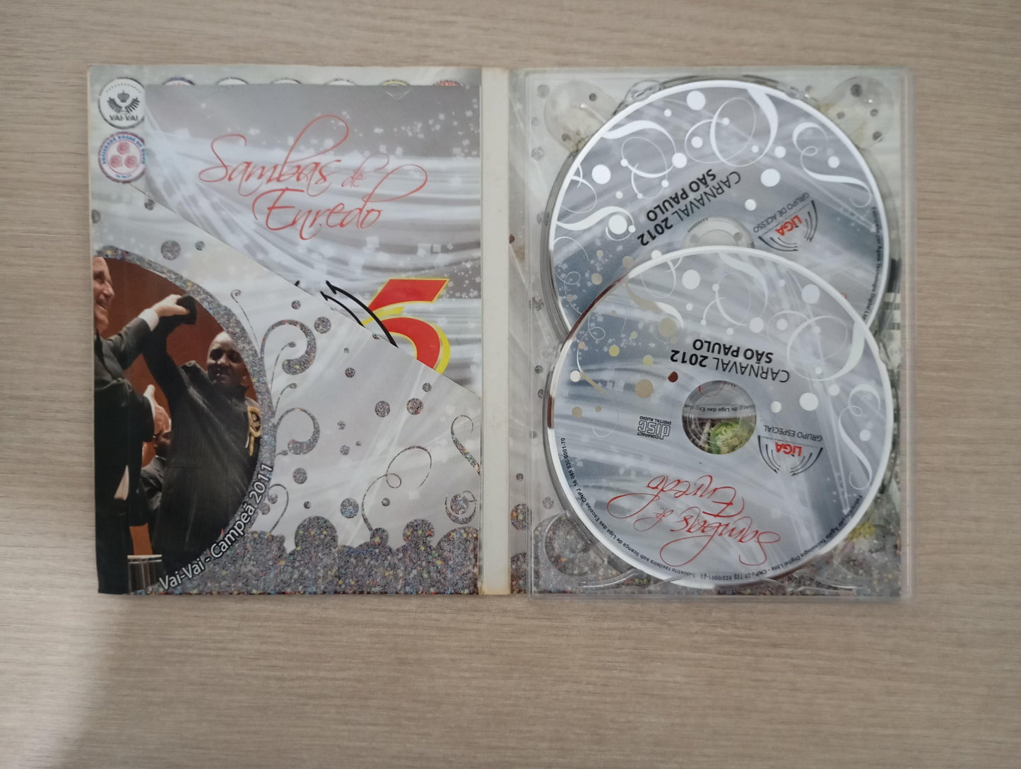 DVD Sambas Enredo Carnaval 2012 - SP Duplo