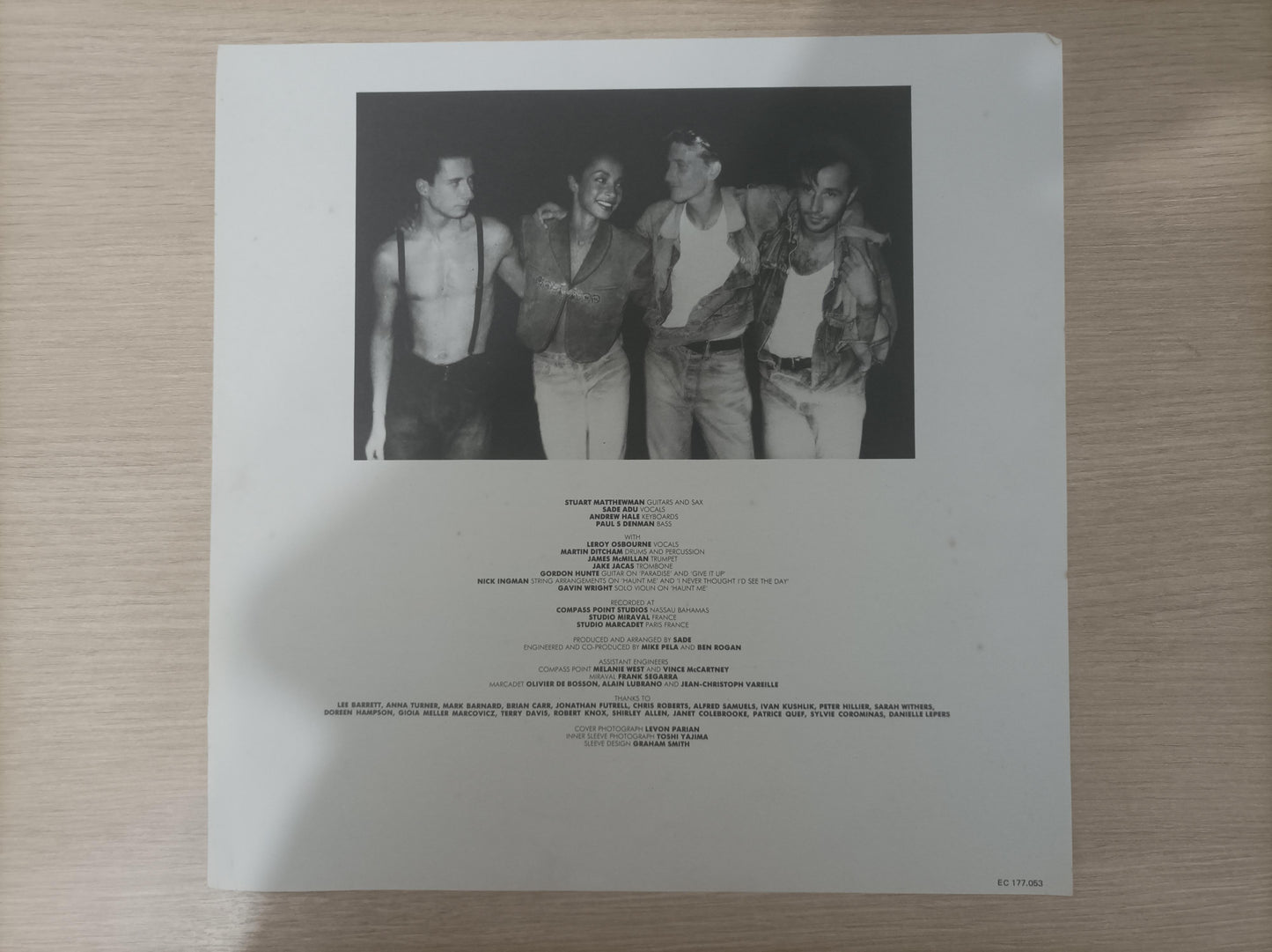 Lp Vinil Sade Stronger Than Pride Com Encarte