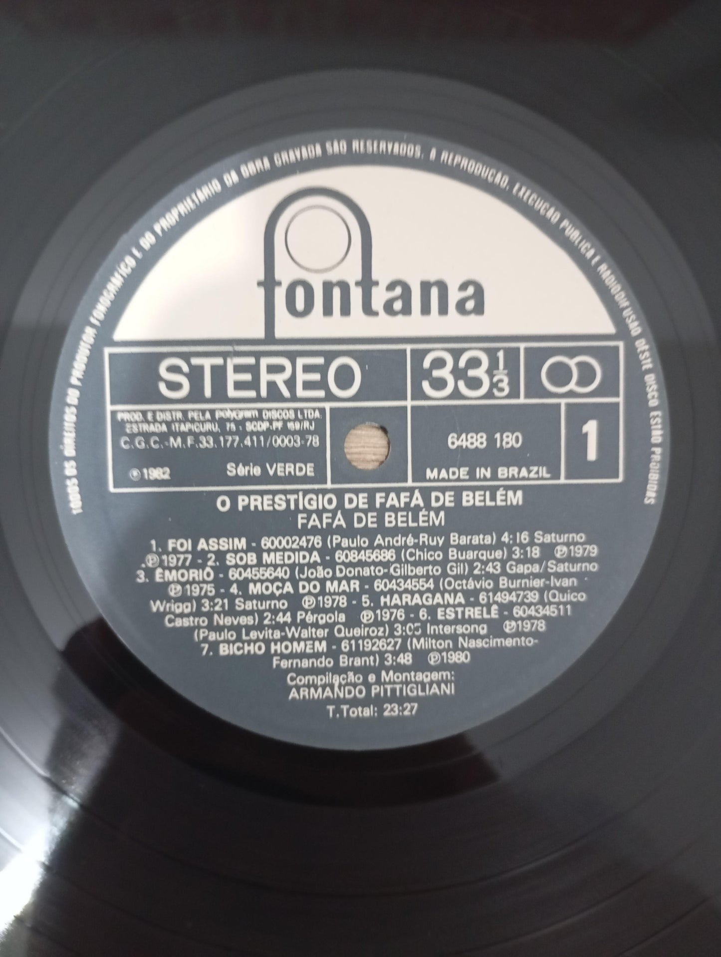 Lp Vinil Fafá De Belém O Prestígio De Fafá De Belém