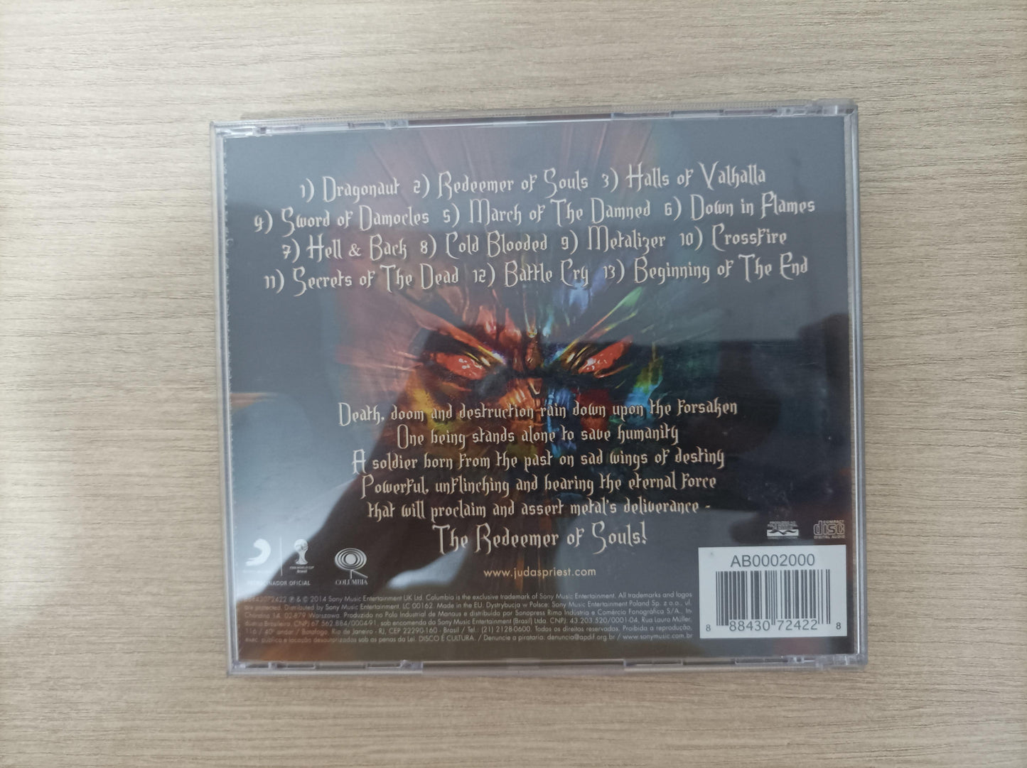 CD Judas Priest Redeemer Of Souls