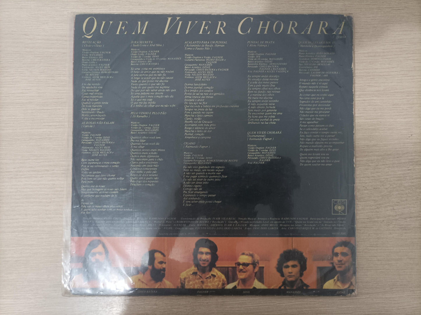 Lp Vinil Raimundo Fagner Quem Viver Chorará