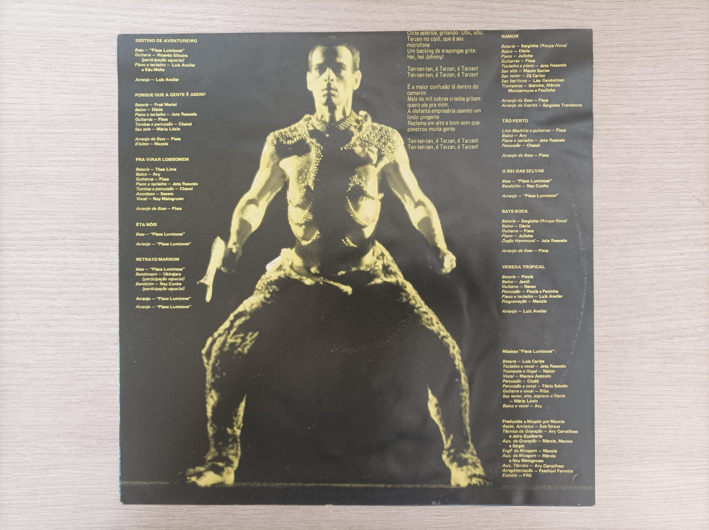 Lp Vinil Ney Matogrosso Destino De Aventureiro Com Encarte