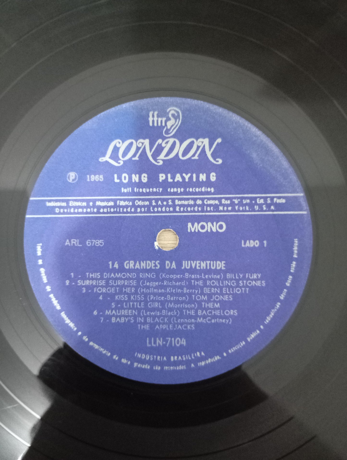 Lp Vinil 14 Grandes da Juventude