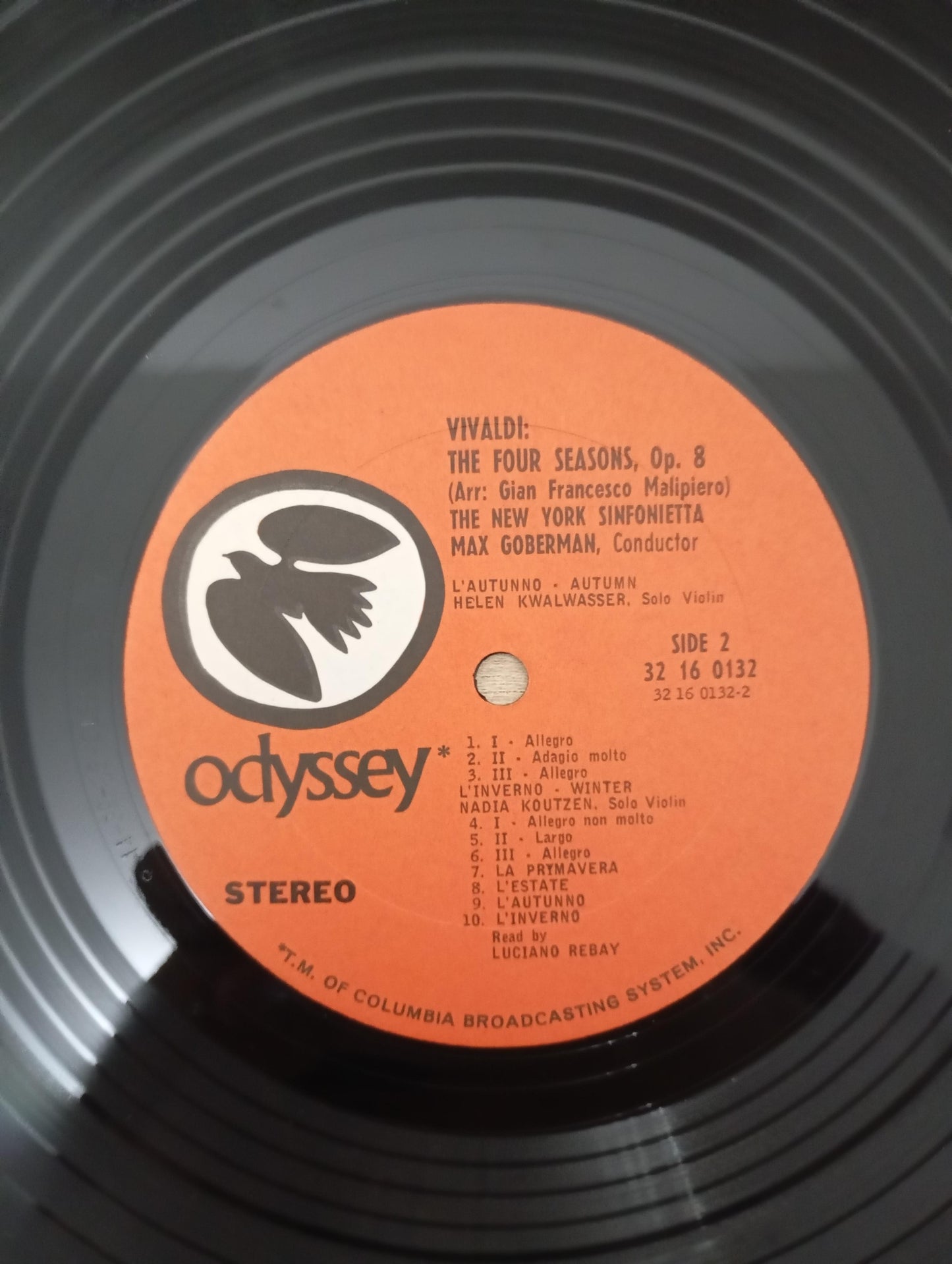 Lp Vinil Antonio Vivaldi The Four Seasons, Op. 8 Importado